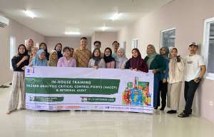 Pelatihan HACCP dan Internal Audit PT Tara Rasa Boga untuk meningkatkan tingkat keamanan pangan