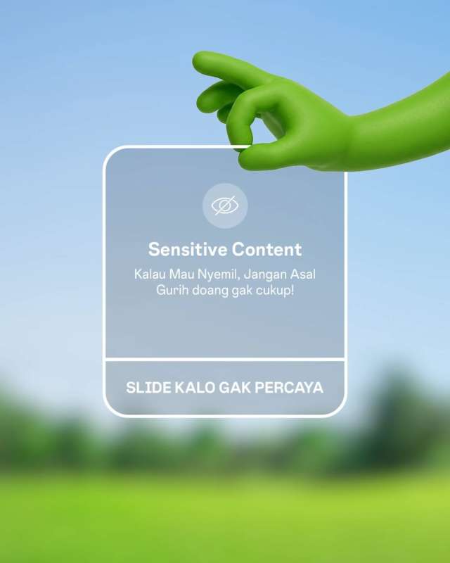 Yakin mau lanjut slidenya?

Konten ini megandung cemilan rumput laut yang gak amis.

Jadi bisa bikin kamu ketagihan!

#kriukhijau #cemilansehat #rumputlautgakamis