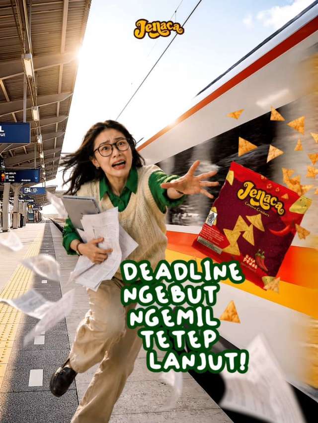 Buat kamu yang lagi lari ngejar mimpi: pelan gak masalah, yang penting jangan berhenti.

Hari boleh hectic, deadline boleh galak, tapi diri sendiri jangan sampai lupa dikasih jeda.

Untung ada #JenacaKecimpring yang siap nemenin di tengah sibuk, capek, sampai momen “gue masih kuat gak, sih?”

Dibuat dari #SingkongAsli, kriuknya pas buat nge-charge mood biar perjuangan tetap lanjut dan hari jadi lebih worth it.

Karena mimpi gak cuma butuh dikejar—kamu juga butuh dikriukin.